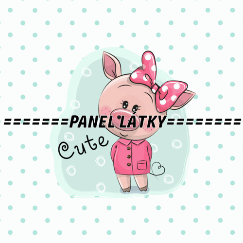Bavlněný panel 25 x 25cm