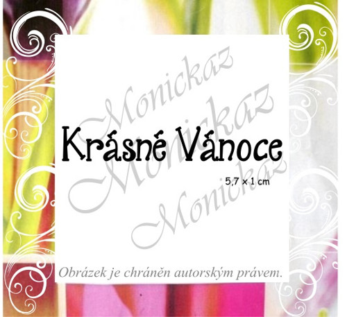 Krásné Vánoce. Vánoční razítko 132.