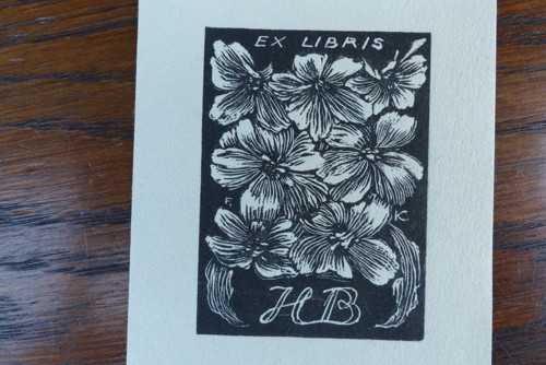 František Kobliha, grafika, Ex Libris H. B. — foto 1