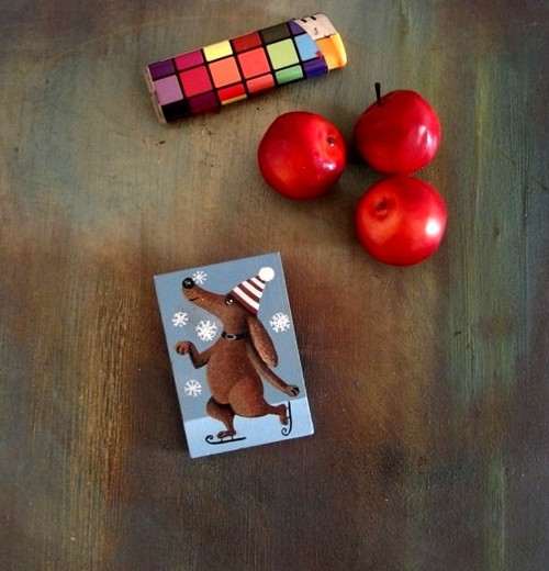 Krasobruslař s magnetem — foto 1