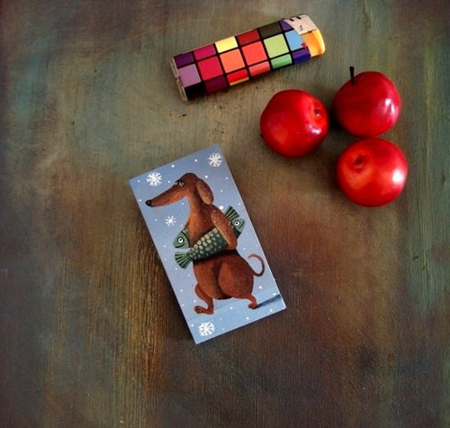 Jezevec s rybou a magnetem — foto 1