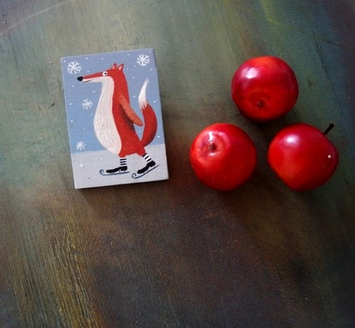 Krasobruslař s magnetem — foto 1