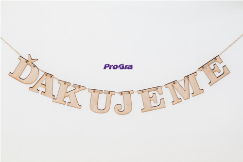 Girlanda - DĚKUJEME