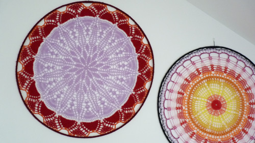 Mandala symbol jednoty v magickém kruhu 95cm