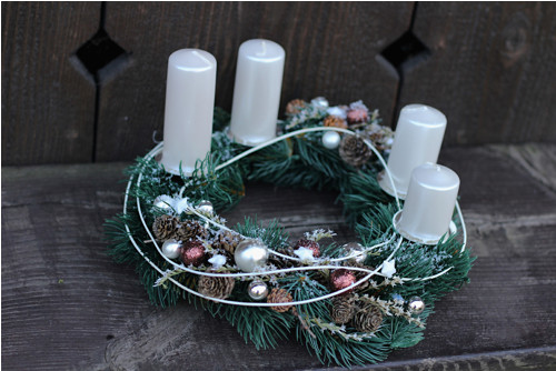 Adventní věnec na přání - neživý — foto 1