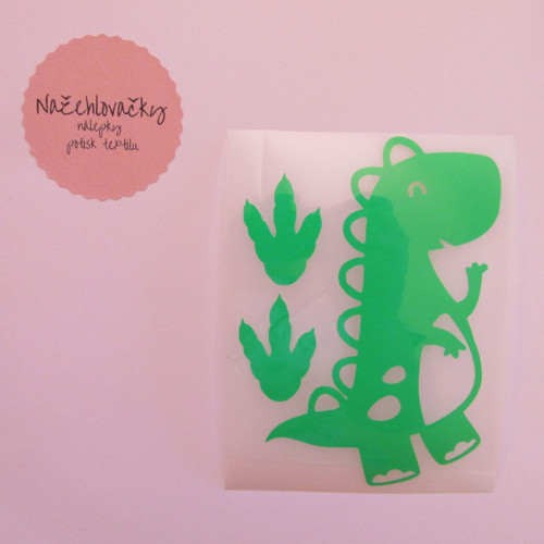 Nažehlovačka Dinosaurus