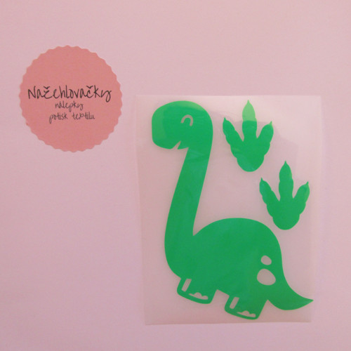 Nažehlovačka Dinosaurus