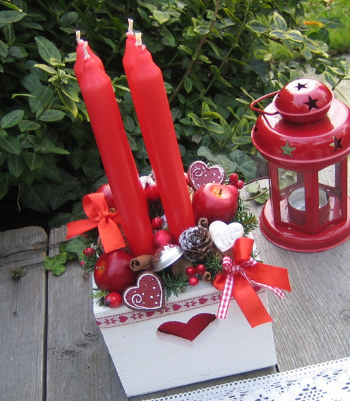 Adventní krabička se srdíčkem — foto 1