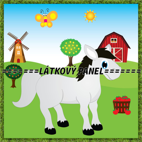 Bavlněný panel 15 x 15 cm