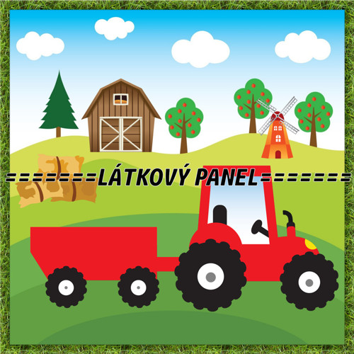 Bavlněný panel 15 x 15 cm