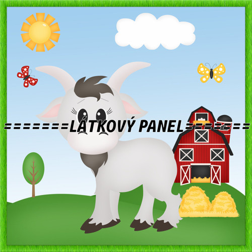 Bavlněný panel 15 x 15 cm