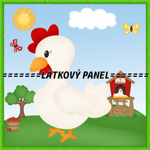 Bavlněný panel 15 x 15 cm
