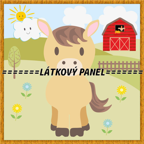 Bavlněný panel 15 x 15 cm