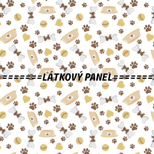 Bavlněný panel /i na pexeso/ 35 x 35 cm