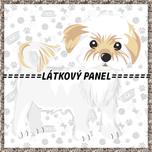 Bavlněný panel 15 x 15 cm