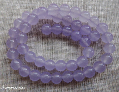 Chalcedon violet 6mm 4kusy — foto 1