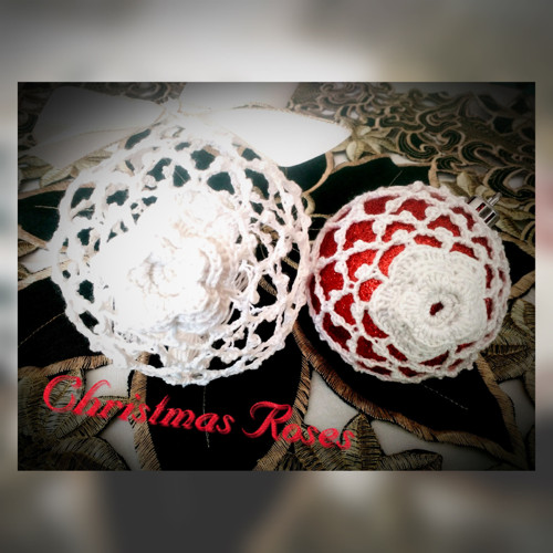 Rozepsaný návod - háčkovaná ozdoba Christmas rose