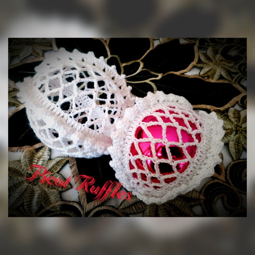 Rozepsaný návod - háčkovaná ozdoba Picot Ruffles