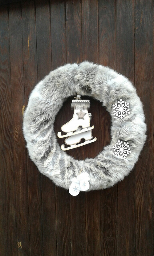 Zimní věnec 34cm — foto 1