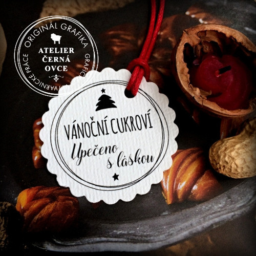 Vánoční Cedulka | Upečeno S Láskou