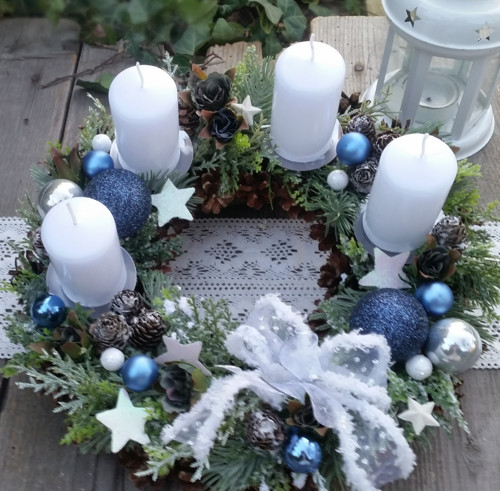 Adventní věnec "Ledový" - na přání — foto 1