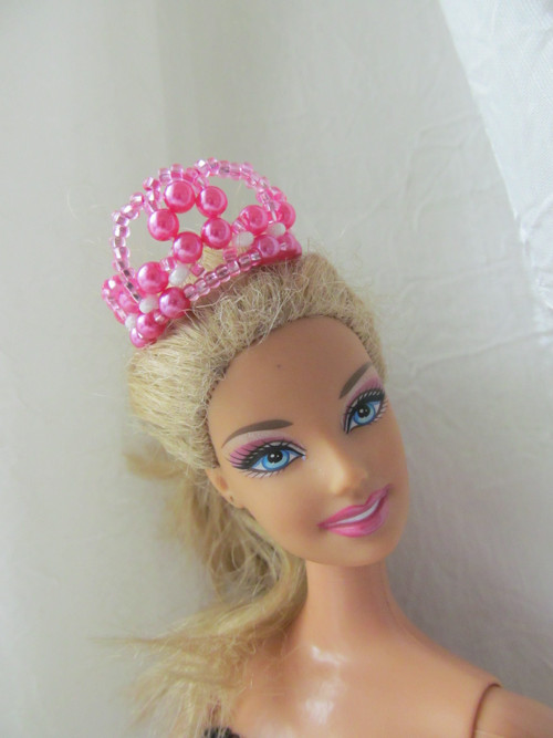 Čelenka pro Barbie - růžová — foto 1