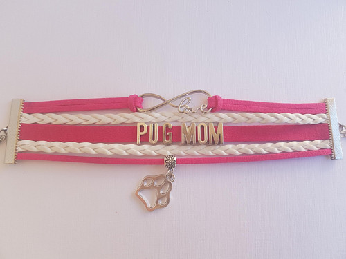 Náramek Pug mom — foto 1