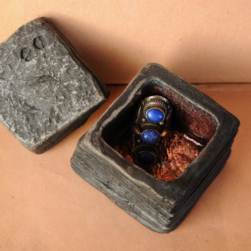 RAKU dóza kameň — foto 1