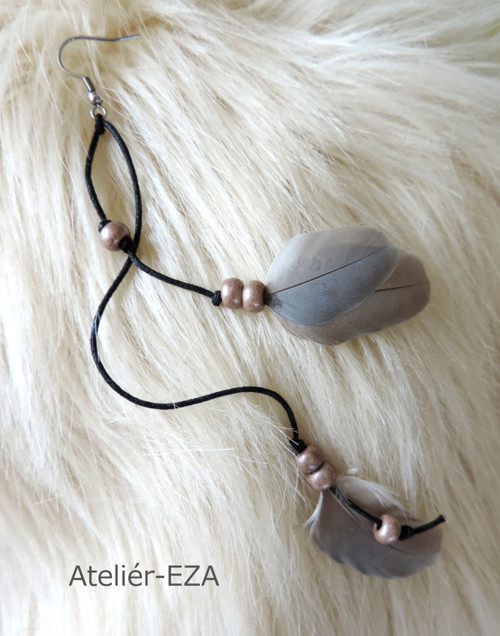 BOHO Solitérka peříčková - chirurgická ocel — foto 1