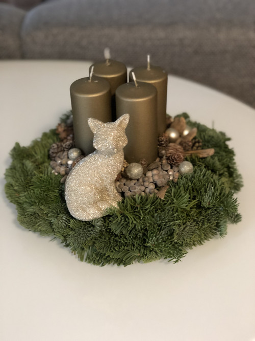 Zelený adventní věnec FOX — foto 1