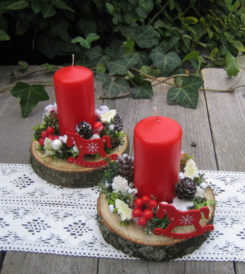 Drobné svícínky s koníkem — foto 1