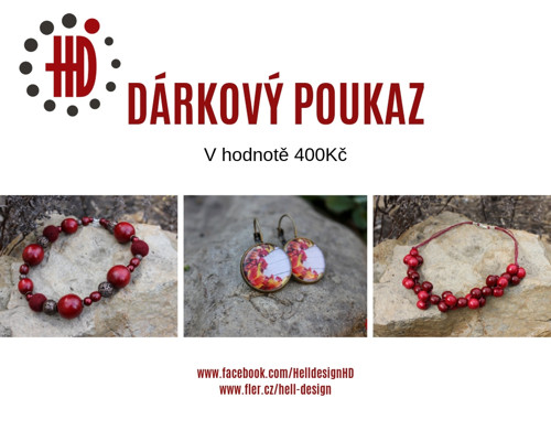 Nákupní poukaz 400 Kč u prodejce Hell Design