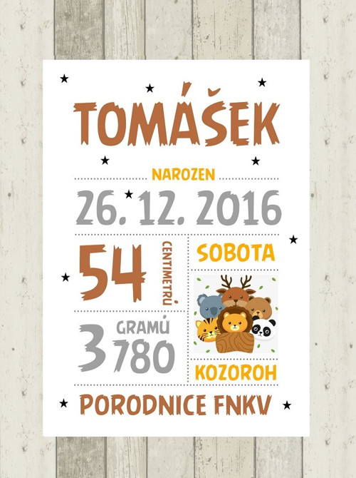 Plakát - dekorace do dětského pokoje — foto 1