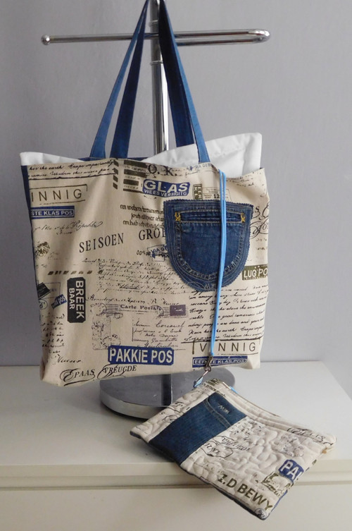 Velká a malá - tašky s džínovinou — foto 1