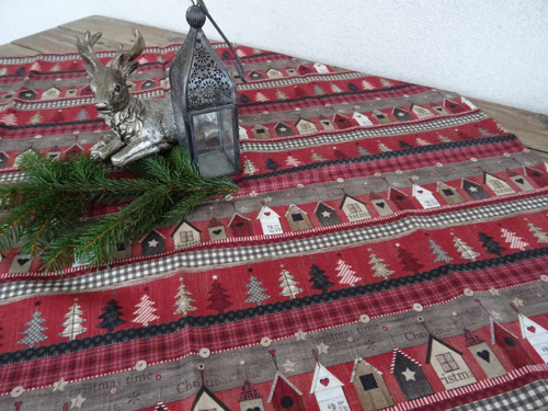 CHRISTMAS TIME ... STŘEDOVÝ UBRUS 75 x 75 cm