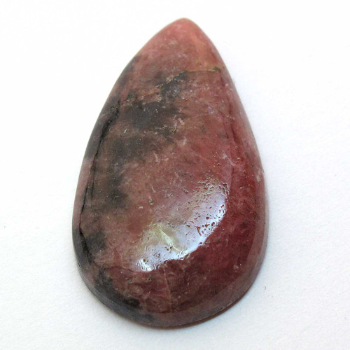 Kabošon rhodonit kapka 31mm