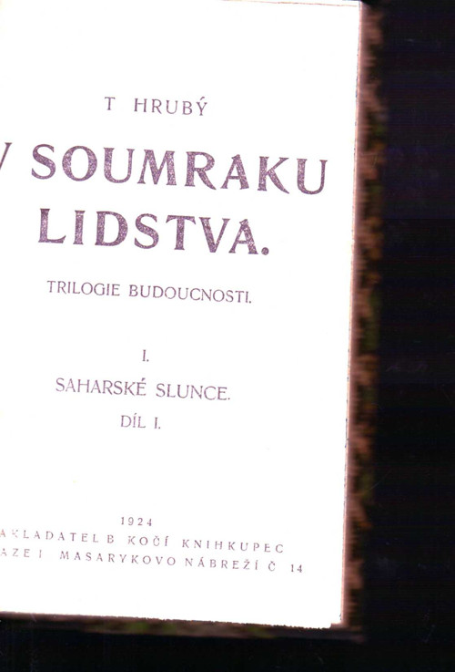 Saharské slunce Tomáš Hrubý