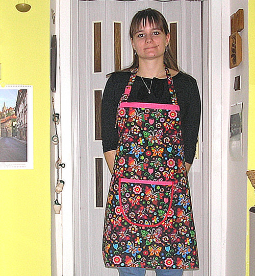 Dámská zástěra "Motýlková" — foto 1