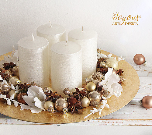 Luxusní adventní svícen — foto 1