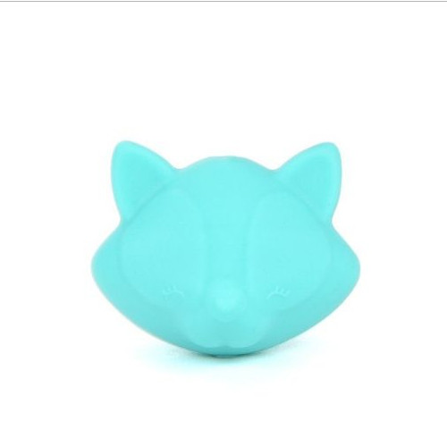 Silikonová LIŠKA 25mm (1ks) - turquoise