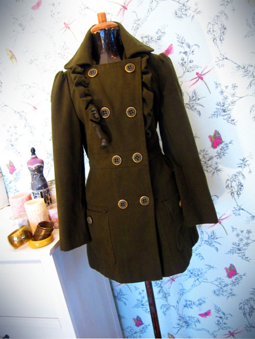 Kabát army&romantic look — foto 1
