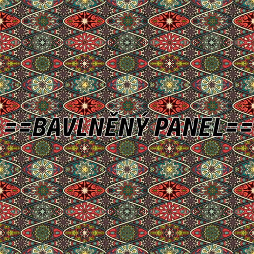 Bavlněný panel 25 X 25 cm