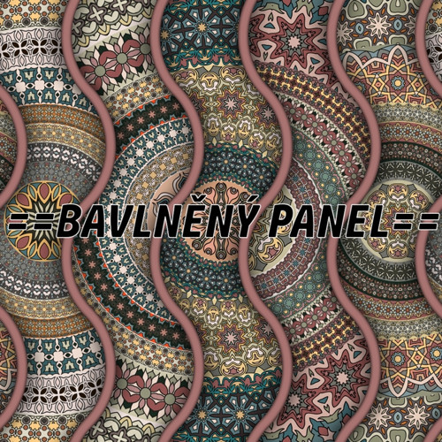 Bavlněný panel 25 X 25 cm
