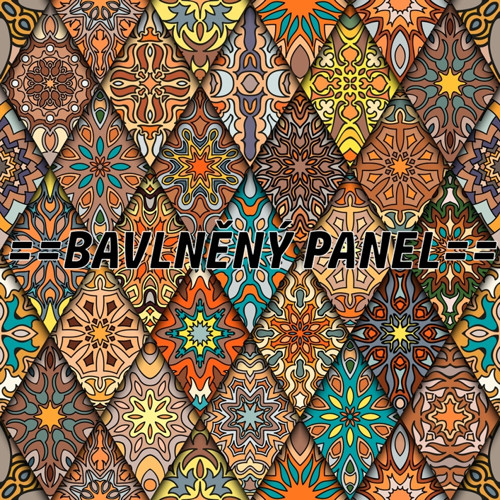 Bavlněný panel 25 X 25 cm