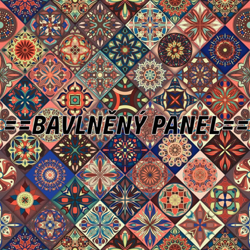 Bavlněný panel 25 X 25 cm