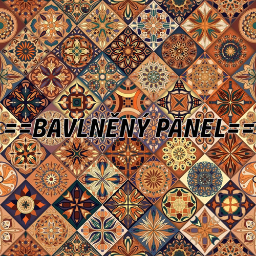 Bavlněný panel 25 X 25 cm