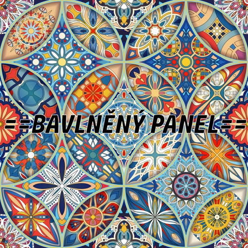 Bavlněný panel 25 X 25 cm