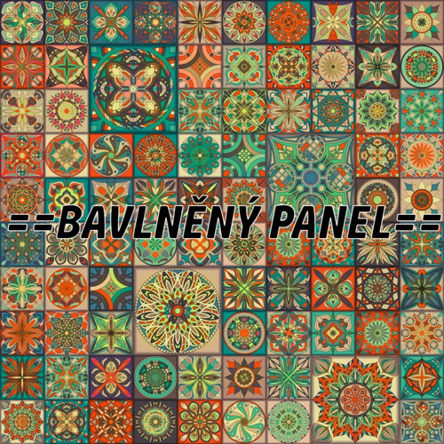 Bavlněný panel 25 X 25 cm