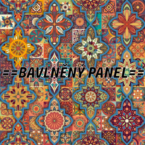 Bavlněný panel 25 X 25 cm