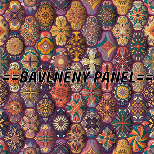 Bavlněný panel 25 X 25 cm